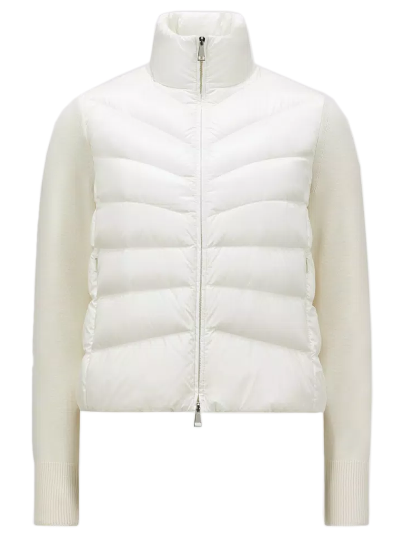 MONCLER Wool padded cardigan