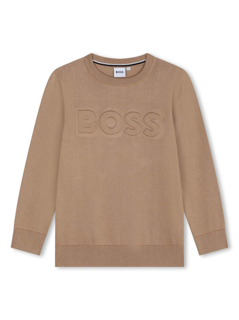 Boss Kids Jumper with embossed logo