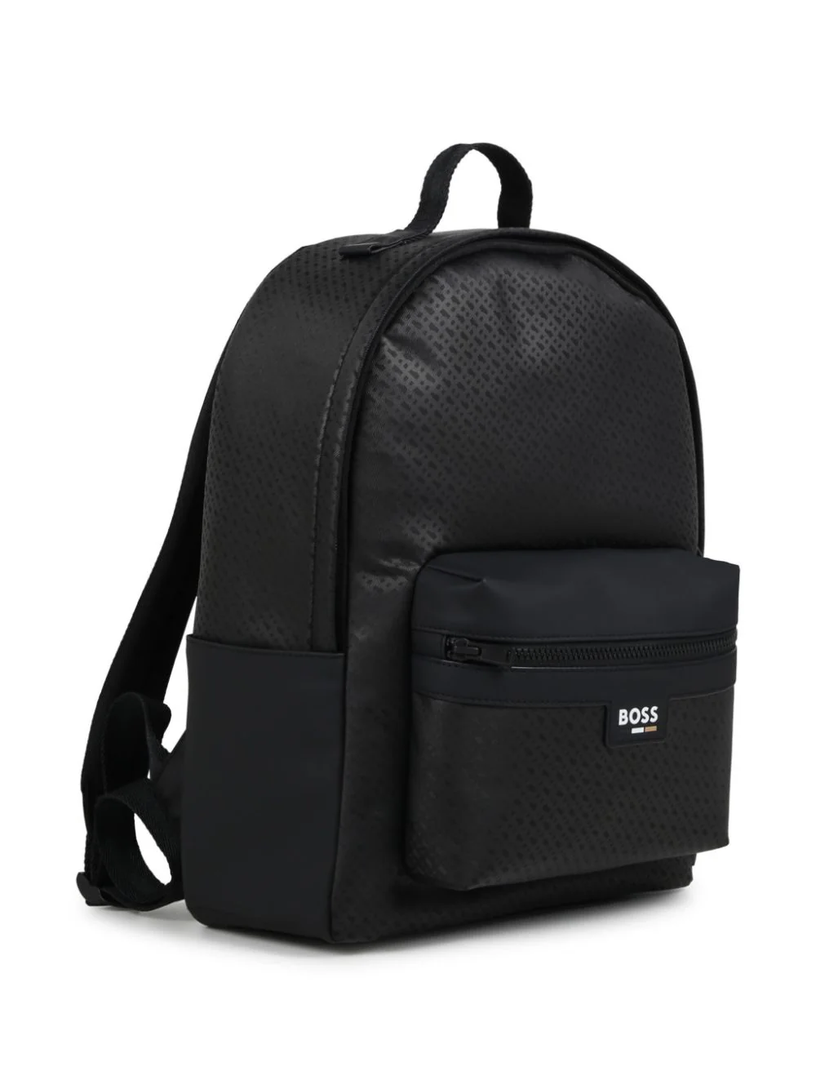 Backpack with monogram