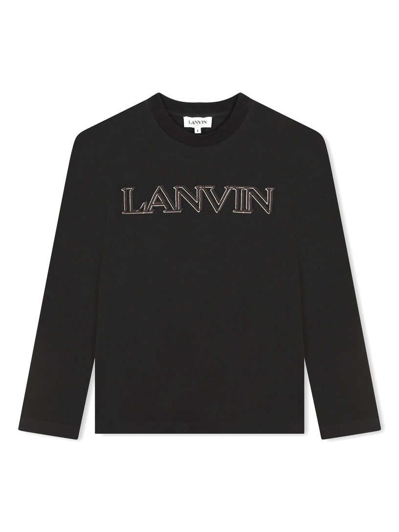 LANVIN Kids T-shirt with embroidery