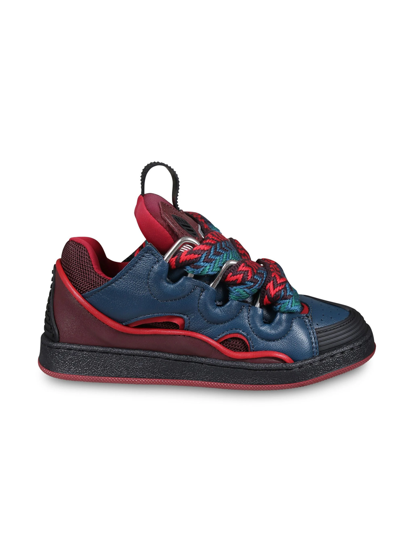 LANVIN Kids Curb leather sneakers