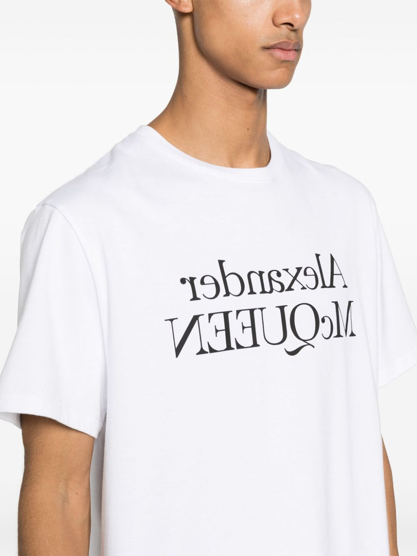 Alexander McQueen T-shirt with reflected logo