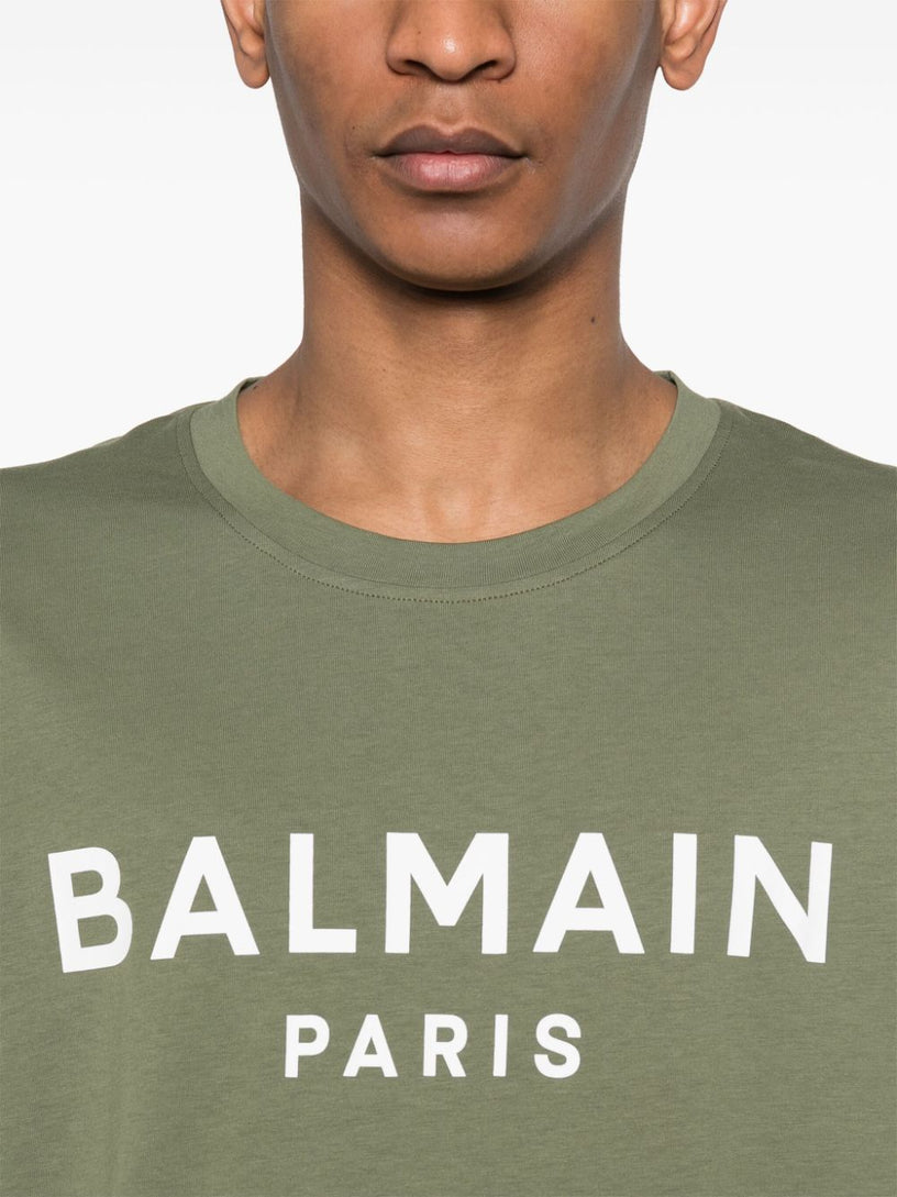 T-shirt with Balmain Paris