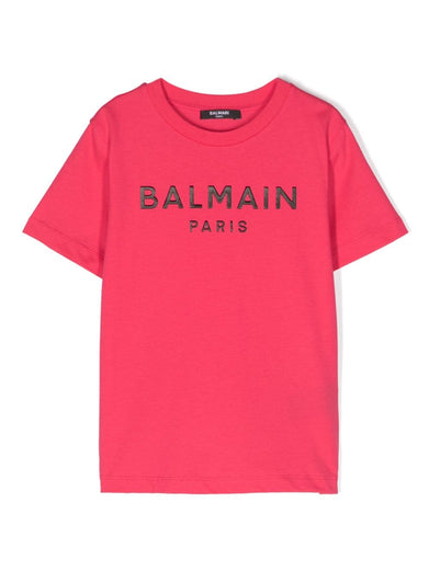 Retro Balmain print jersey T-shirt