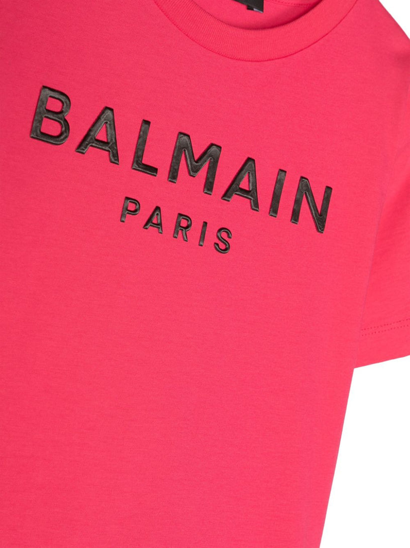 Retro Balmain print jersey T-shirt