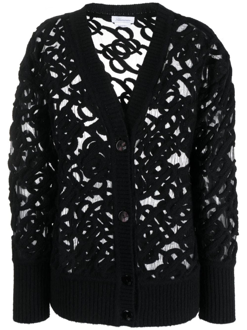 Blumarine "b" cardigan