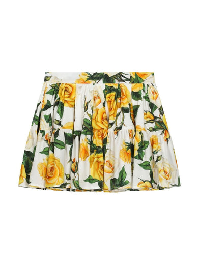 Skirt with Flower print