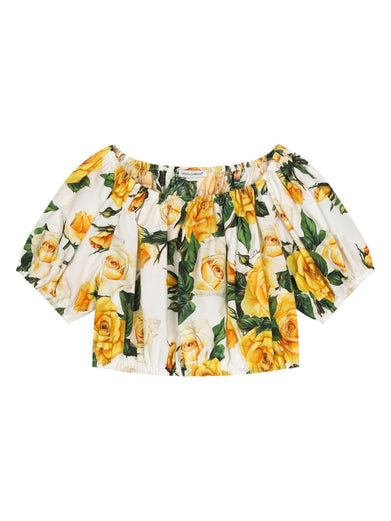 Blouse with Flower print