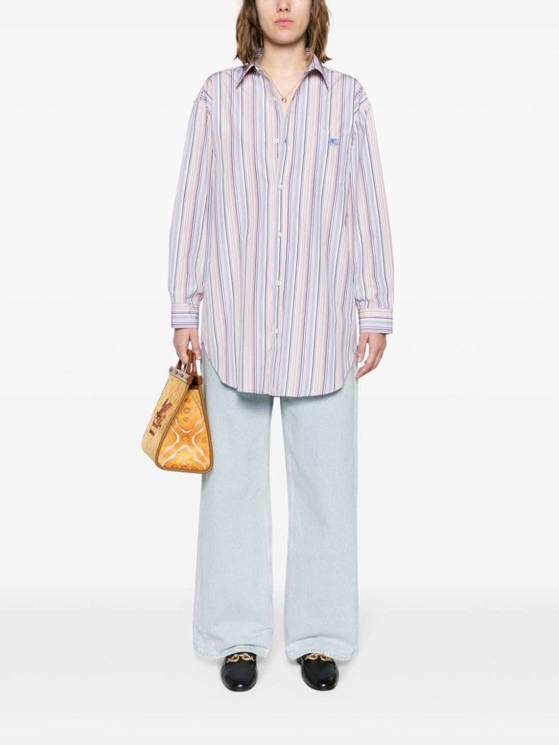 Pegaso striped shirt