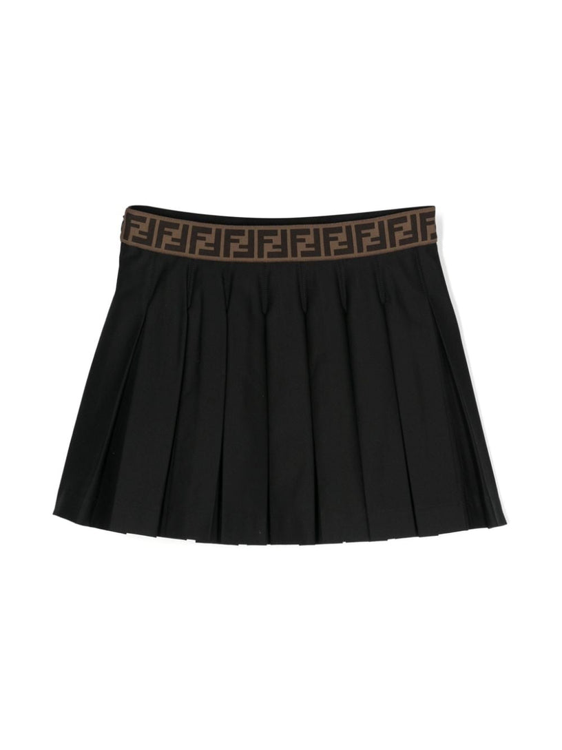 Fendi mini skirt in beige gabardine