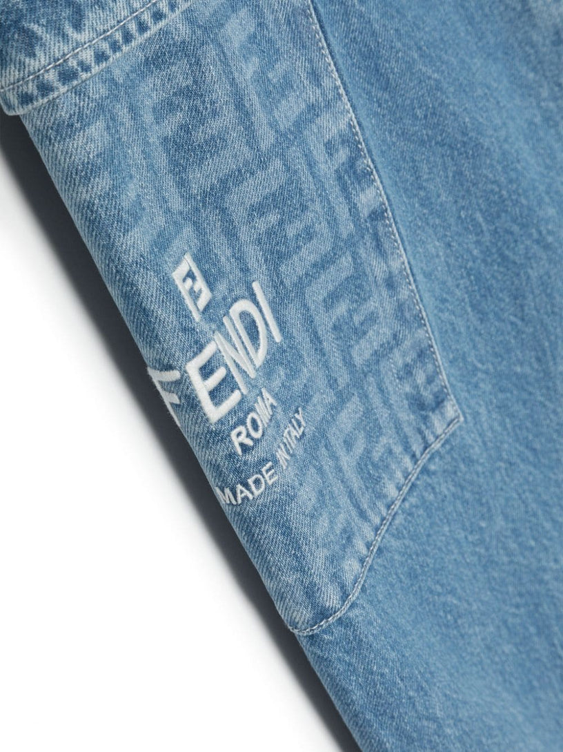 Denim with embroidery logo