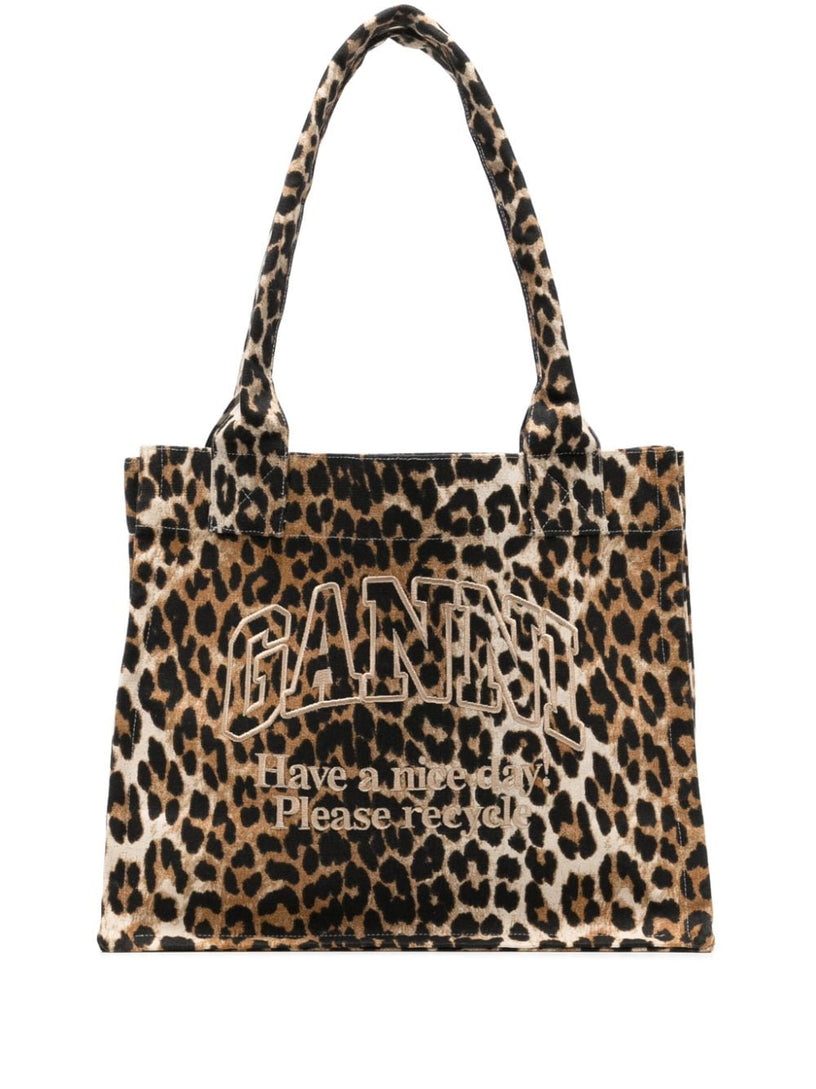 Leopard tote