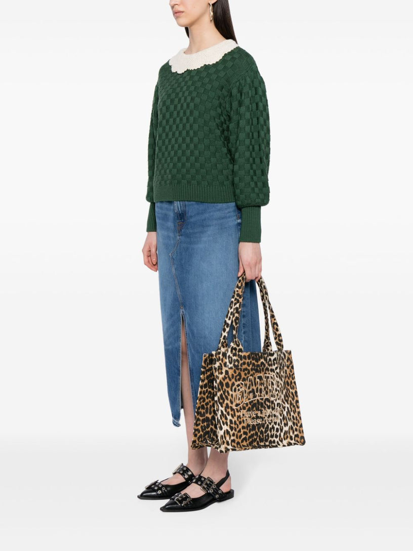 Leopard tote