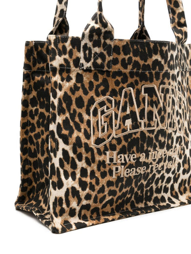 Leopard tote