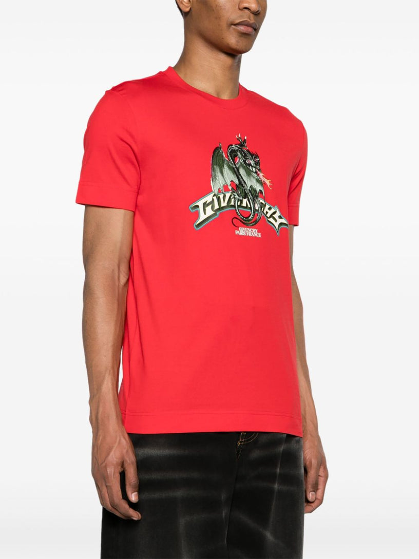 T-shirt with GIVENCHY Dragon print