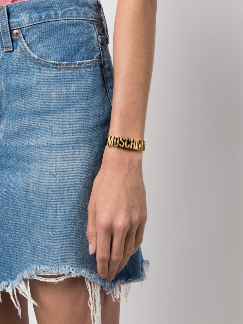 Lettering logo bracelet