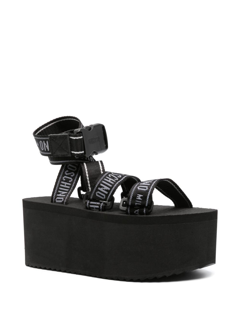 Logo Tape Sandals