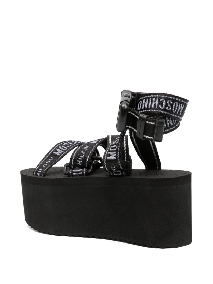 Logo Tape Sandals