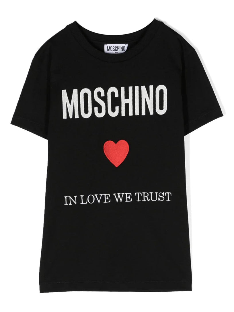 Moschino Kids In love we trust t-shirt