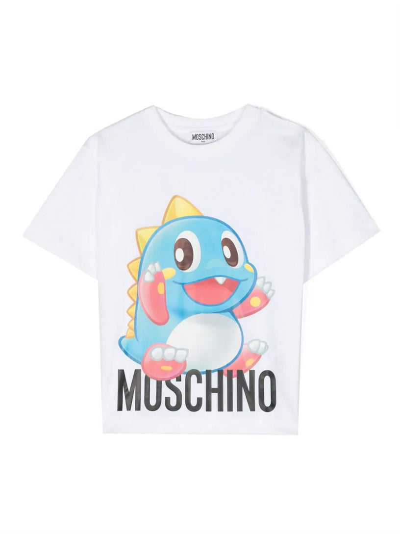 Moschino Kids Teddy logo t-shirt