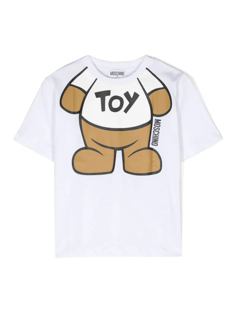 Moschino Kids T-shirt with teddy bear print