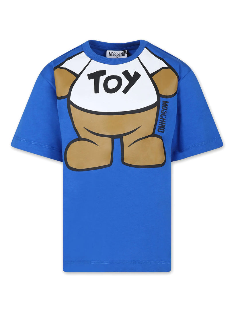 Moschino Kids T-shirt with teddy bear print