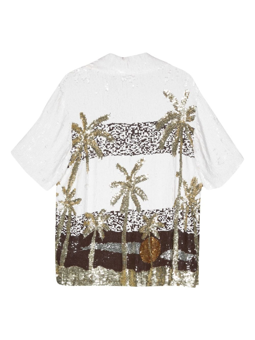 Sequins Palms Shirt