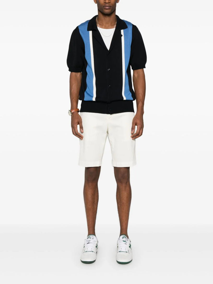 Bermuda shorts in stretch cotton