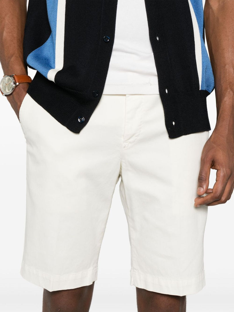 Bermuda shorts in stretch cotton