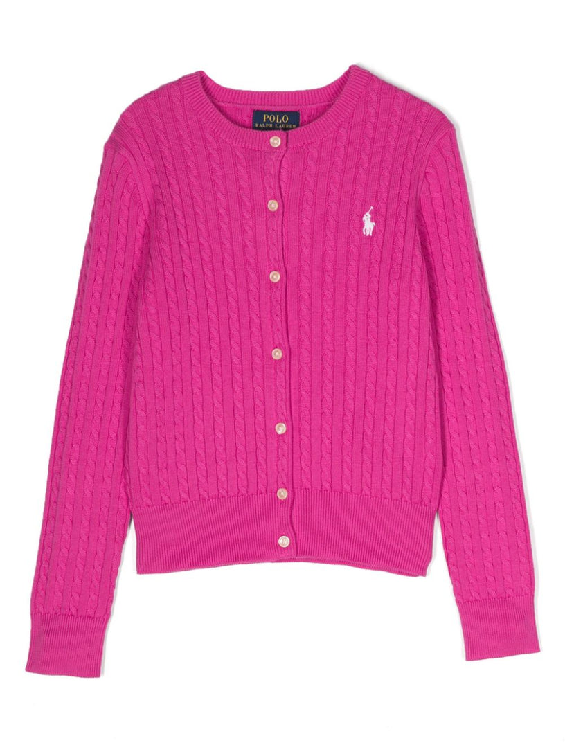 Ralph Lauren Kids Mini-cable cotton cardigan