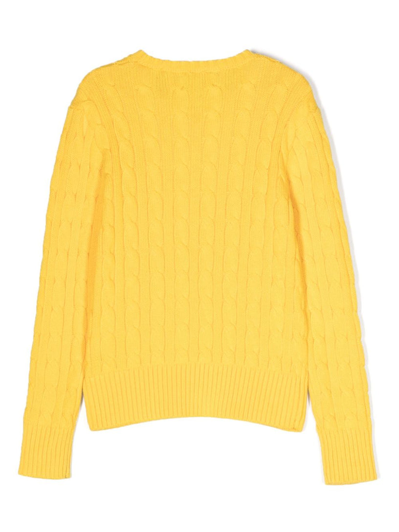 Ralph Lauren Kids Cable-knit cotton jumper