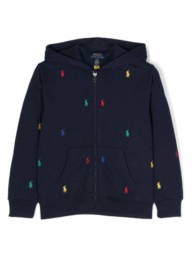 Polo Pony Fleece Full-Zip Hoodie