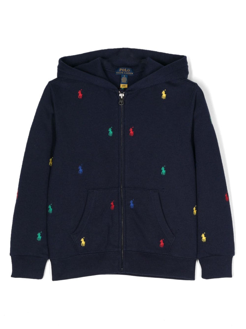 Polo Pony Fleece Full-Zip Hoodie