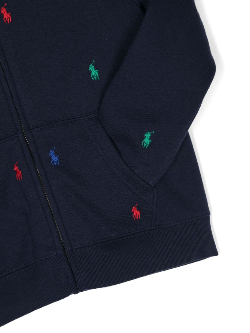 Polo Pony Fleece Full-Zip Hoodie