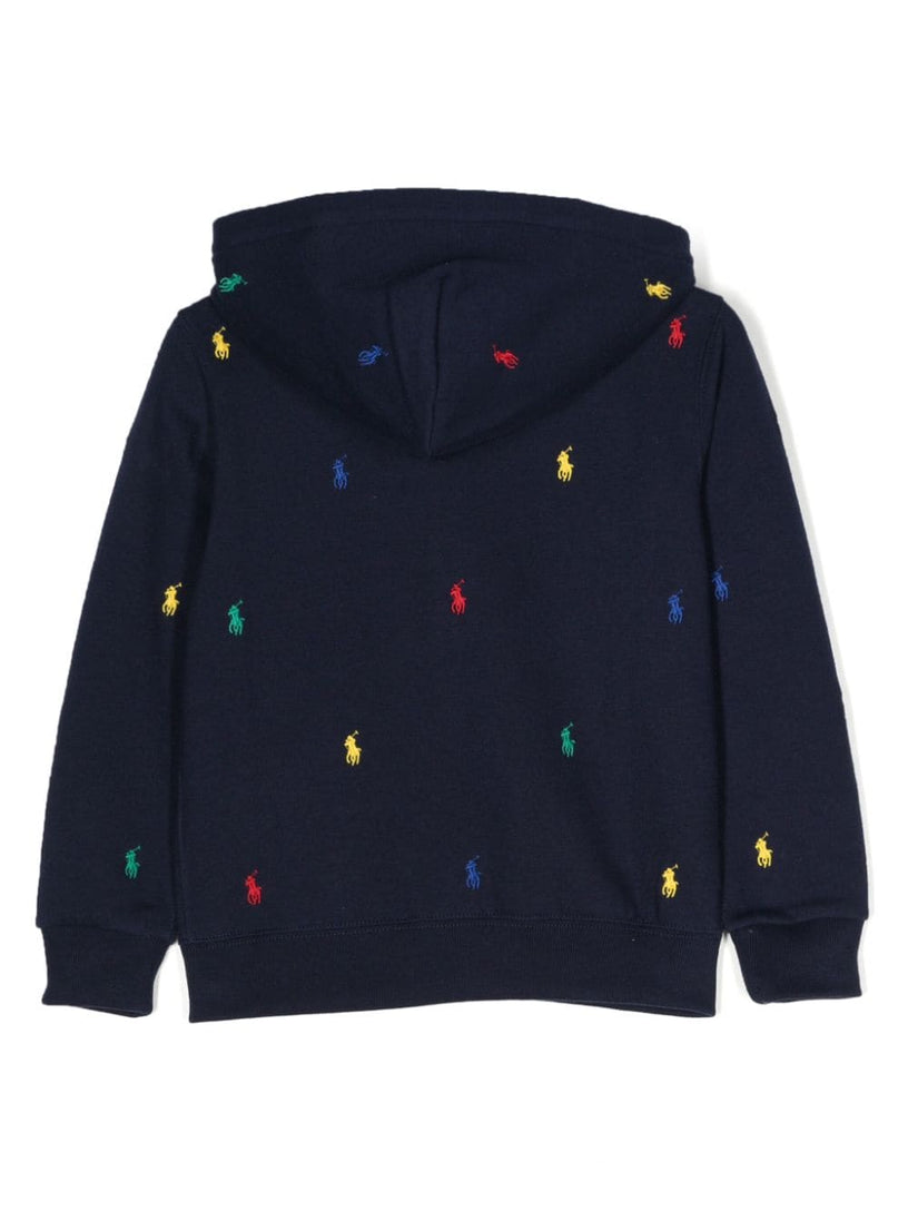 Polo Pony Fleece Full-Zip Hoodie