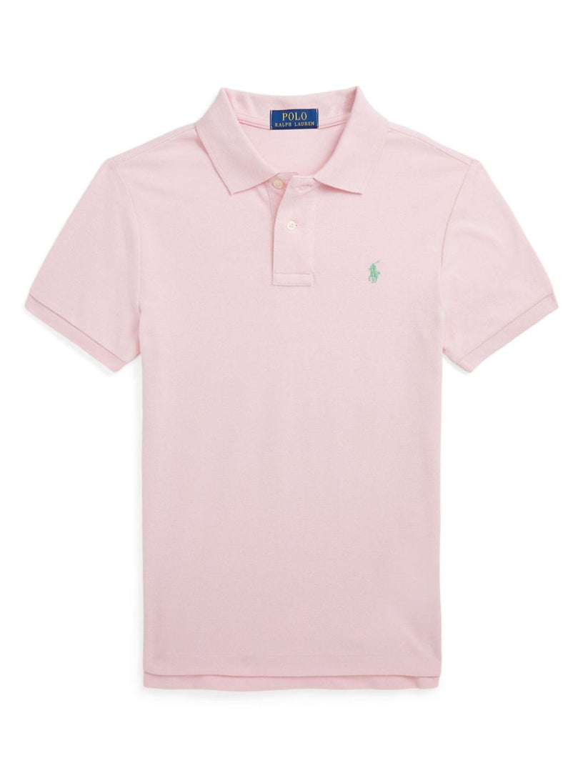 Ralph Lauren Kids Slim fit cotton mesh polo shirt