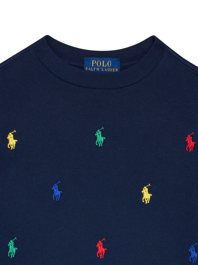 Polo Pony Cotton Mesh T-Shirt