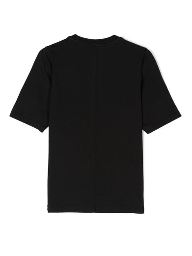 Jumbo t-shirt in black medium weight cotton jersey