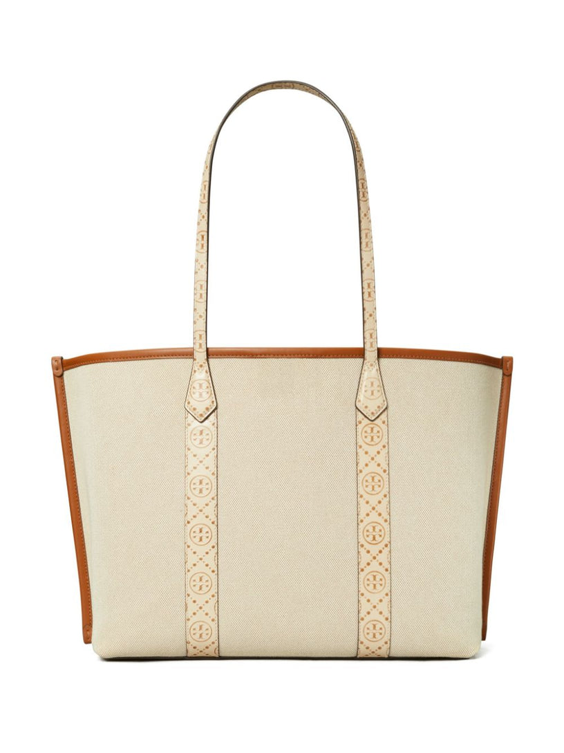 Tory Burch Perry shopping bag in canvas with three compartments