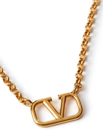 VLogo Signature necklace in metal