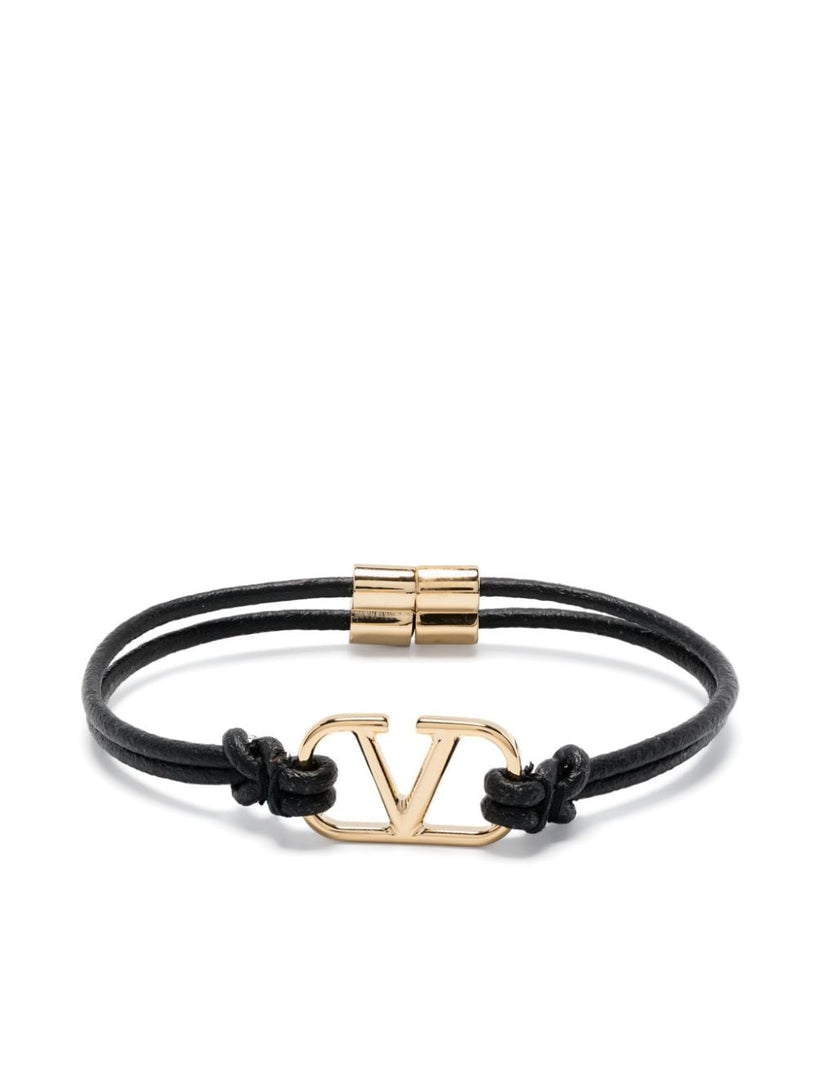 Valentino Garavani Vlogo signature leather bracelet