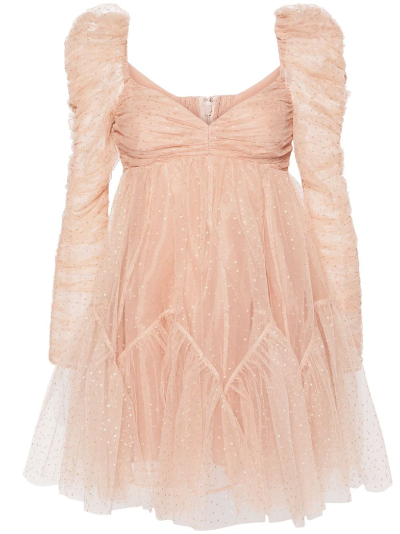 ZIMMERMANN Tulle ruched mini dress