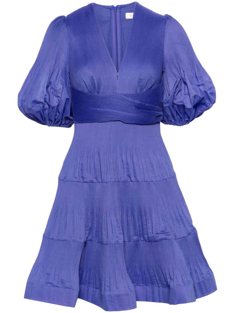 ZIMMERMANN Pleated mini dress