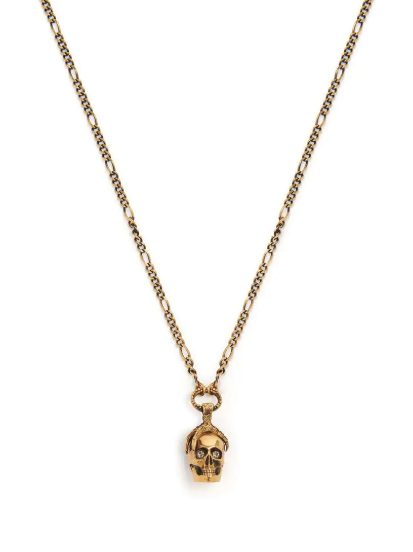 Victorian Skull Necklace