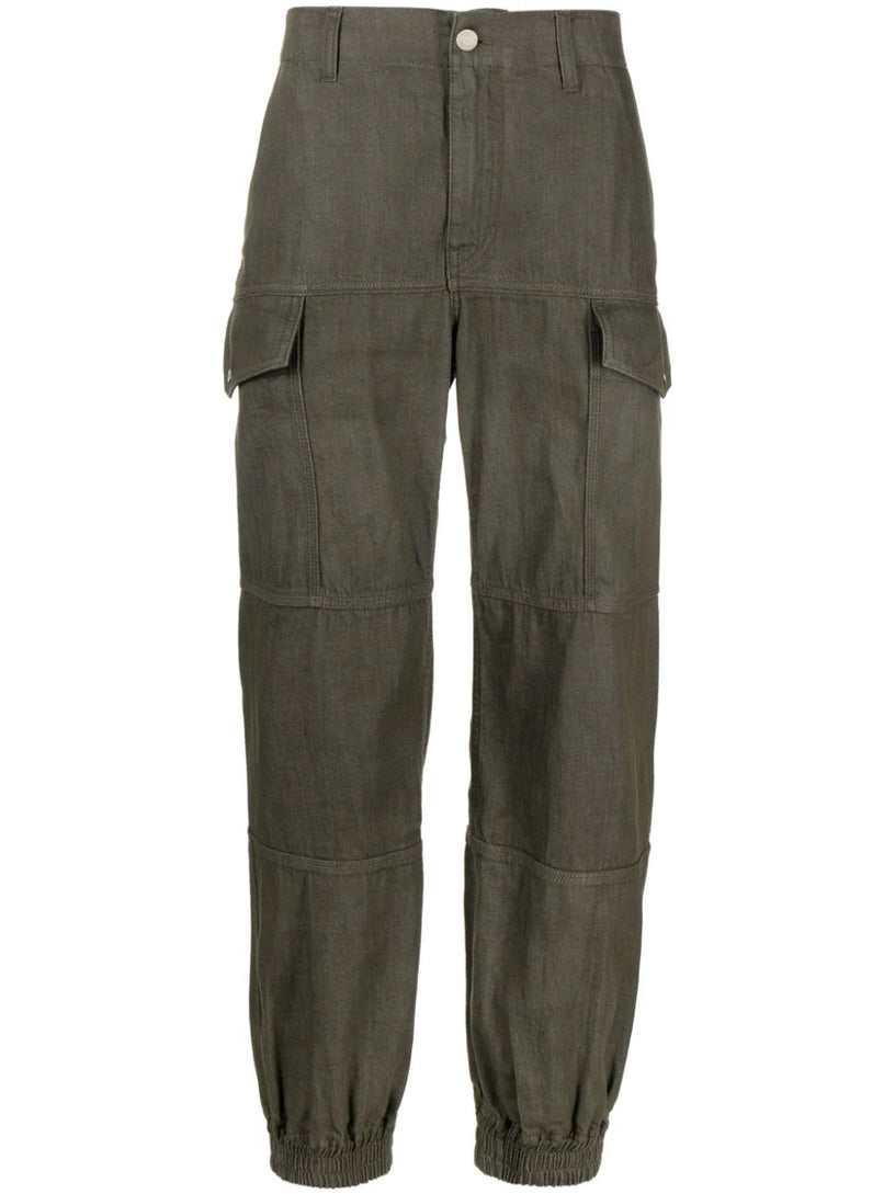 Denim cargo pants