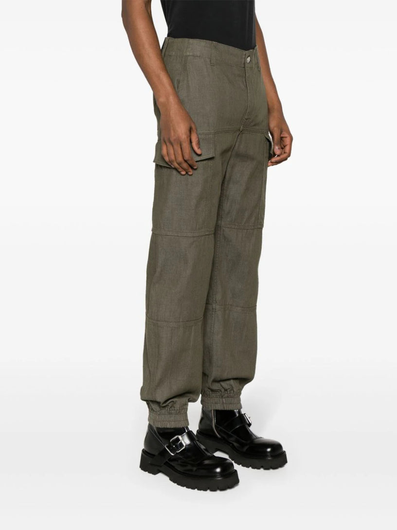 Denim cargo pants