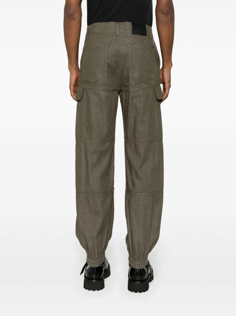 Denim cargo pants