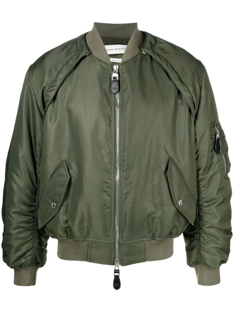 Detachable Sleeve Bomber Jacket