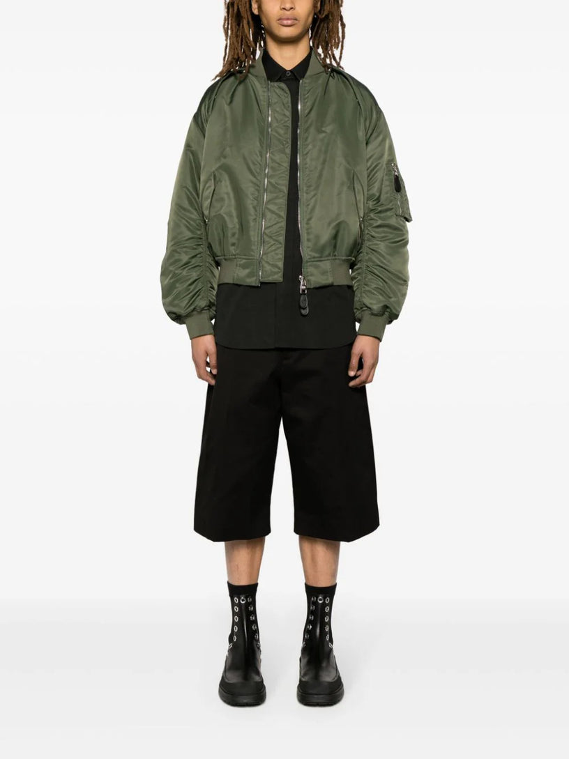 Detachable Sleeve Bomber Jacket