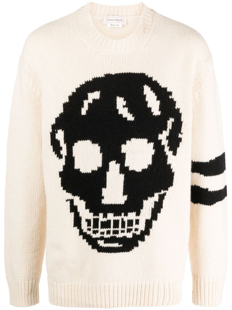 Alexander McQueen Skull jumper in wool